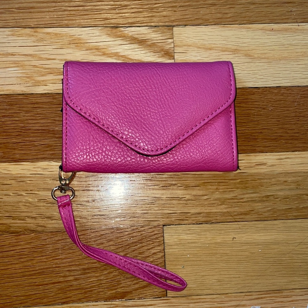 Bright Pink Wristlet